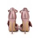 Туфли OVERSIZED BOW DETAILED HEELED SANDAL PINK LOST INK артикул LO019AWFTP22 cо скидкой