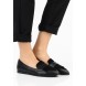 Лоферы BERLY FRINGED FLAT LOAFER - BLACK LOST INK модель LO019AWGBF05