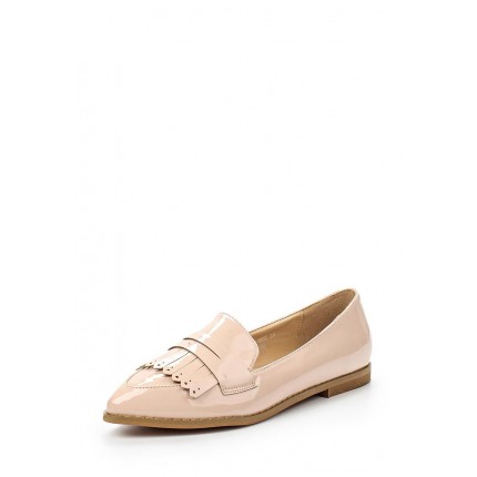 Лоферы BERLY FRINGED FLAT LOAFER - NUDE PATENT LOST INK модель LO019AWGBF06 распродажа