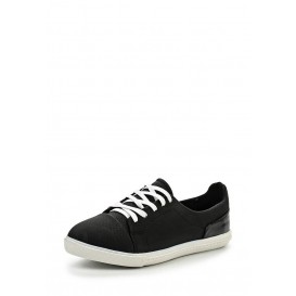 Кеды STARLET LACE UP ALMOND TOE PLIMSOLL - BLACK LOST INK