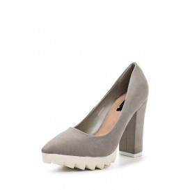 Туфли CLARICE CLEATED HEELED SHOE LIGHT GREY LOST INK