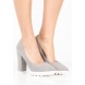 Туфли CLARICE CLEATED HEELED SHOE LIGHT GREY LOST INK модель LO019AWGIS86 распродажа