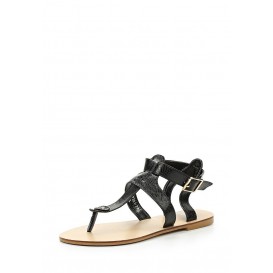 Сандалии NIA TOE POST SANDAL BLACK LOST INK