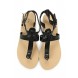 Сандалии NIA TOE POST SANDAL BLACK LOST INK артикул LO019AWGIS92 распродажа