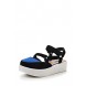 Сандалии SOPHIE SPORTY METAL DETAIL FLAT SANDAL COBALT LOST INK артикул LO019AWGIS94 фото товара