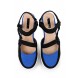 Сандалии SOPHIE SPORTY METAL DETAIL FLAT SANDAL COBALT LOST INK артикул LO019AWGIS94 фото товара