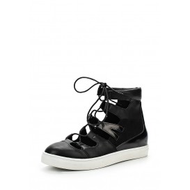 Кроссовки STARRY LACE UP CUT OUT HI TOP - BLACK LOST INK модель LO019AWGIS97 купить cо скидкой