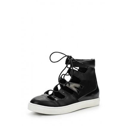 Кроссовки STARRY LACE UP CUT OUT HI TOP - BLACK LOST INK модель LO019AWGIS97 купить cо скидкой