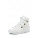 Кеды STRAYY LACE UP CUT OUT HI TOP - WHITE LOST INK модель LO019AWGIS98 cо скидкой