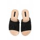 Шлепанцы NANCY JUTE WRAP FRINGED SLIDE BLACK LOST INK артикул LO019AWGIT00