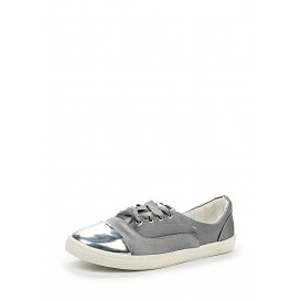 Кеды SURI LACE UP TOE CAP PLIMSOLL - SILVER SATIN LOST INK