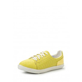 Кеды STARLET LACE UP ALMOND TOE PLIMSOLL - LEMON LOST INK