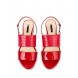 Сандалии WEDGE SPORTS FLAT SANDAL RED LOST INK артикул LO019AWGIT22 фото товара