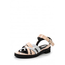 Сандалии NILE STRAPPY FLAT SANDAL NUDE & LIGHT BLUE LOST INK