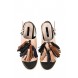 Сандалии NOOKY TASSLE FLAT SANDAL NUDE LOST INK артикул LO019AWGIT31 фото товара