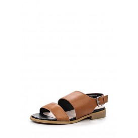 Сандалии NATURE LEATHER FLAT SANDAL LOST INK