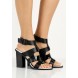 Босоножки REACH ANKLE STRAP GALDIATOR SANDAL - BLACK LOST INK модель LO019AWGIT43 cо скидкой