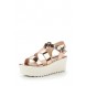 Сандалии NOAL GLADIATOR FLATFORM WEDGE SANDAL LOST INK модель LO019AWGIT48