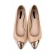 Балетки BELISE ASYMETRIC TOE CAP BALLERINA NUDE & METALLIC LOST INK модель LO019AWGMI19 распродажа