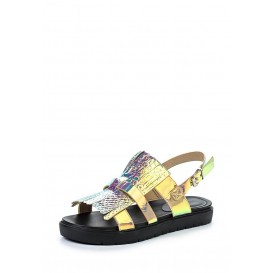 Сандалии NOVAL IRRIDESCENT FRINGE SANDAL LOST INK