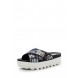 Шлепанцы NYAH FLATFORM PRINT SLIDE LOST INK артикул LO019AWGMI69