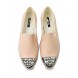 Слипоны MIKLIE JEWEL TOE PLIMSOLL - NUDE LOST INK артикул LO019AWGMJ76 cо скидкой