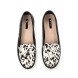 Эспадрильи MAE LEATHER LOAFER PLIMSOLL - BLACK/COW PRINT LOST INK модель LO019AWGMJ78 фото товара