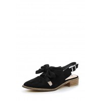 Сандалии BELL BOW TRIM SLINGBACK POINT SHOE - BLACK LOST INK