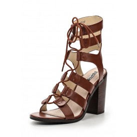 Босоножки ROMAN GHILLIE TIE HEELED SANDAL - DARK TAN LOST INK артикул LO019AWGOJ00 распродажа