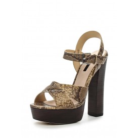 Босоножки ROXA HIGH BLOCK HEEL PLATFORM SANDAL - SNAKE LOST INK