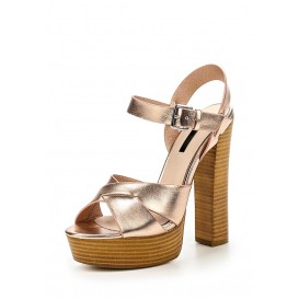 Босоножки ROXA HIGH BLOCK HEEL PLATFORM SANDAL - ROSE GOLD LOST INK