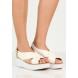 Сандалии NOAT FLATFORM SANDAL WHITE LOST INK артикул LO019AWGTU40 распродажа