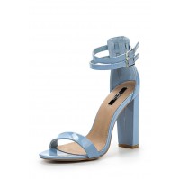 Босоножки REMI BLOCK HEEL ANKLE STRAP MINIMAL SANDAL - CORNFLOUR BLUE LOST INK