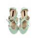 Босоножки ROISIN GHILLIE LACE HEELED SANDAL- SEA GREEN LOST INK модель LO019AWGUA72