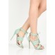 Босоножки ROISIN GHILLIE LACE HEELED SANDAL- SEA GREEN LOST INK модель LO019AWGUA72