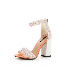 Босоножки RHYME FLARED BLOCK HEEL SANDAL- GLITTER LOST INK