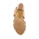 Босоножки ROMA WOODEN HEEL SANDAL- SAND LOST INK модель LO019AWGUA74