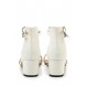 Босоножки RIPPA BLOCK MID HEEL ANKLE STRAP - WHITE & SILVER LOST INK модель LO019AWGUA77 распродажа