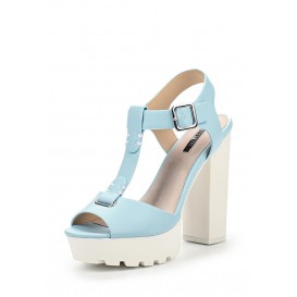 Босоножки RONA CLEATED BLOCK HEEL PLATFORM SANDAL LOST INK модель LO019AWGUA84 купить cо скидкой