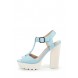 Босоножки RONA CLEATED BLOCK HEEL PLATFORM SANDAL LOST INK модель LO019AWGUA84 купить cо скидкой