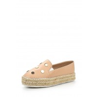 Эспадрильи MIETTE STUD SLIP ON ESPADRILLE - NUDE LOST INK