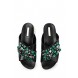 Сабо NYAH GEM FLATFORM JEWELLED SLIDE- BLACK LOST INK модель LO019AWGUV08 распродажа