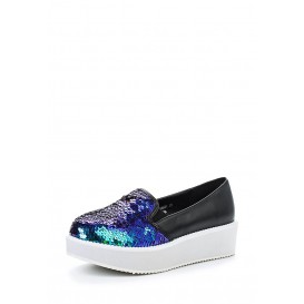 Слипоны MERMAID SEQUIN FLATFORM PLIMSOLL LOST INK