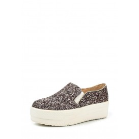 Слипоны GLITTER FLATFORM LOST INK