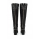 Сапоги GILLY FLARE HEEL ZIP BACK KNEE-HIGH BOOT LOST INK артикул LO019AWJZY36 распродажа