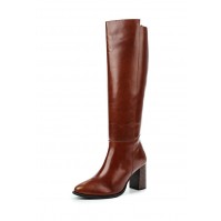 Сапоги GRASP LEATHER HIGH BLOCK HEEL BOOT LOST INK