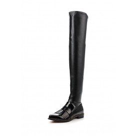 Ботфорты GODIVA FRINGED LOAFER OVER KNEE BOOT LOST INK