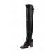 Сапоги GABLE TORTOISESHELL HEEL OVER THE KNEE BOOT LOST INK артикул LO019AWLDB31 фото товара