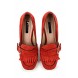 Туфли DIA FRINGED HEELED LOAFER LOST INK артикул LO019AWLPM34 фото товара