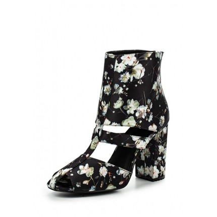 Ботильоны DENNY FLORAL BLOCK HEEL ANKLE BOOT LOST INK артикул LO019AWLQM26